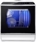 Karlxtom Dishwasher 6 Programs Mini Dishwasher with Touch Control